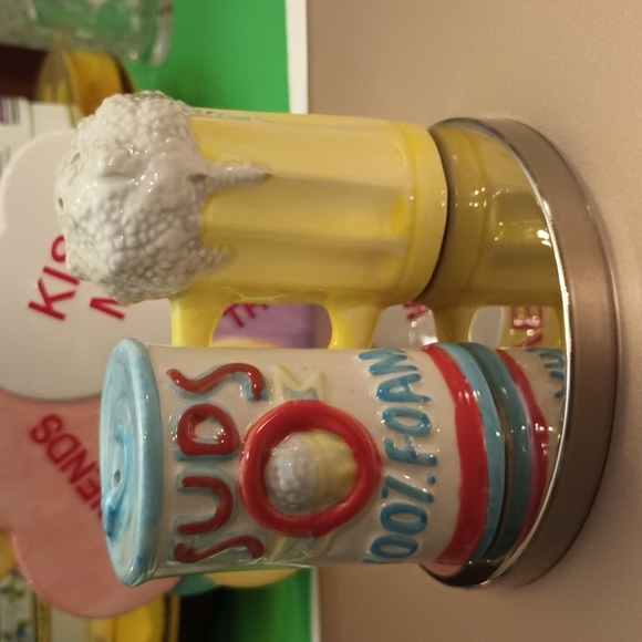 Fitz and Floyd ceramic beer can and beer mug - Picture 3 of 7